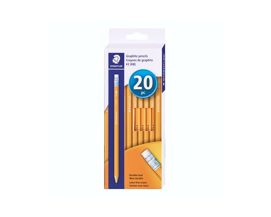 Crayons graphite jaunes Staedtler HB #2