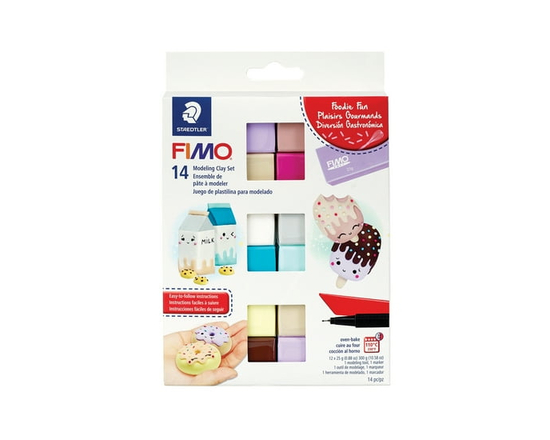 Staedtler FIMO® Foodie Fun Modeling Clay Set, 14pcs - 10.58 oz