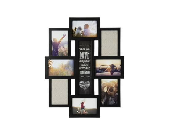 DesignOvation Ana Eight Opening Expression Black Collage Picture Frame - Other