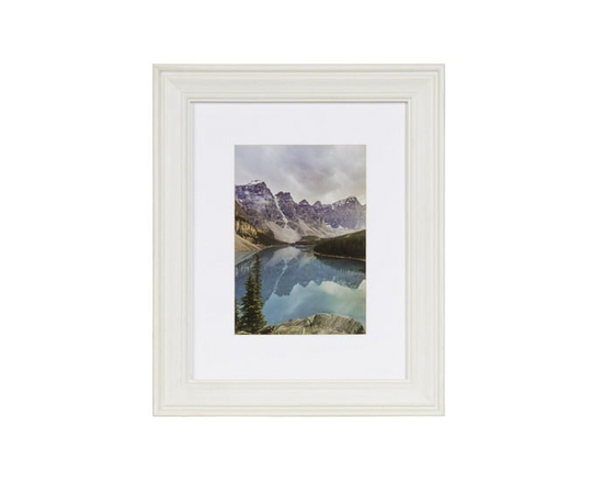 DesignOvation Brimstead 4" x 6" White Tabletop Picture Frame - 8 in x 10 in