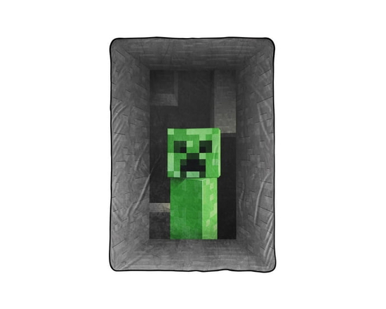 Minecraft Creeper Fleece Blanket, 100% Polyester - Other