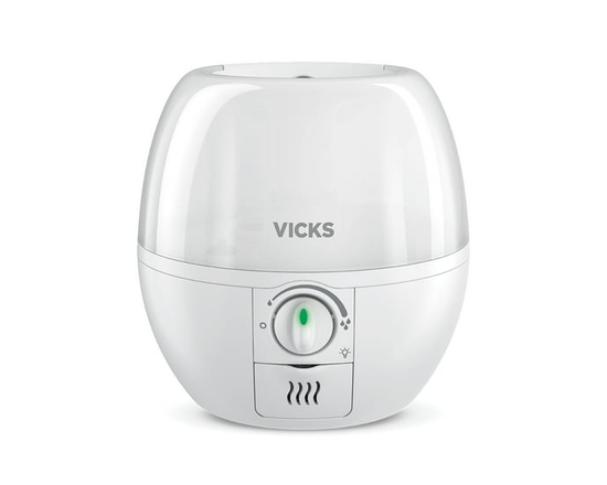 Vicks VUL500C 3-in-1 SleepyTimeᵀᴹ Ultrasonic Humidifier Diffuser Night-Light - S
