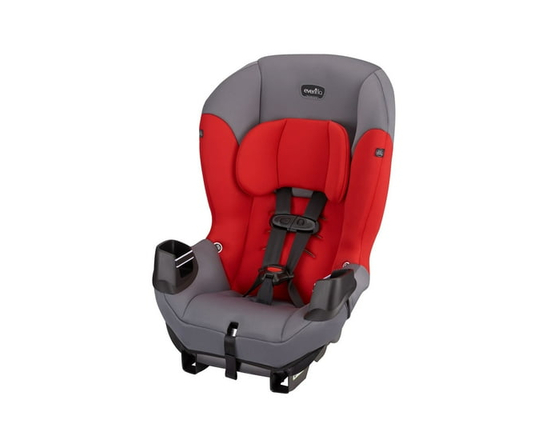 Evenflo Sonus 2-In-1 Convertible Car Seat (0-4 Years) (Lava Red)