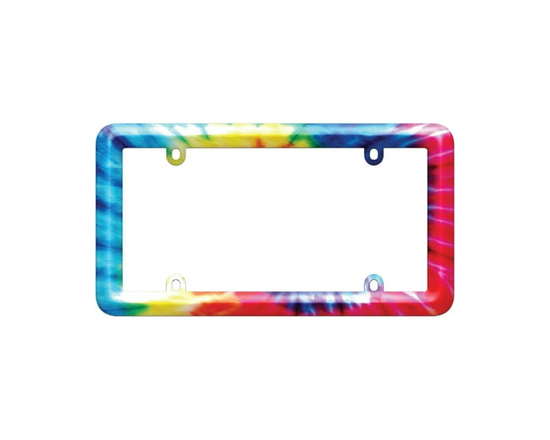 Cruiser Accessories Bold Graphics Tie Dye License Plate Frame - Universal