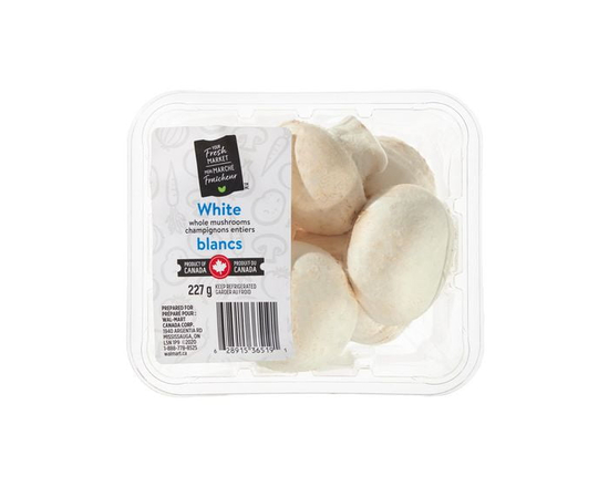 Mushrooms, Whole White, Your Fresh Market