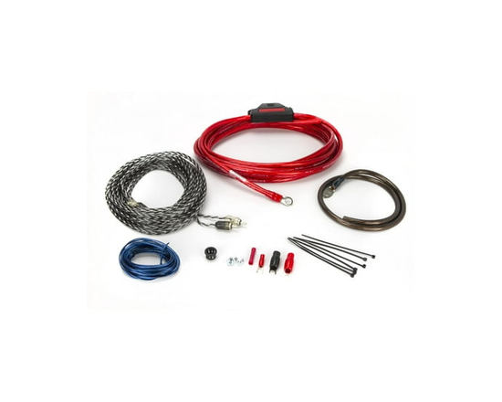 Scosche KPA6CCF 6 Gauge 2-Channel Amp Wiring Kit for Car Speakers & Subwoofers w/ Power & Ground Cables