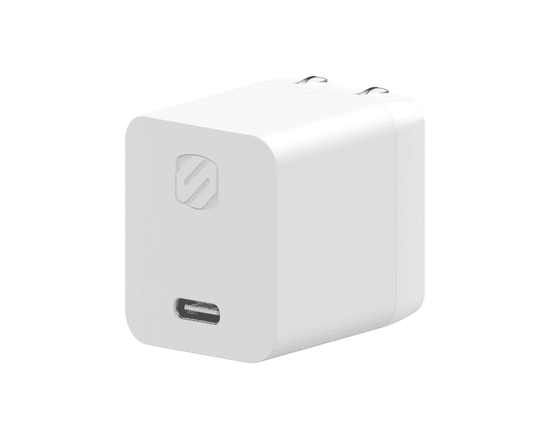 Scosche HPDC45WT-SP Powervolt™ 45W USB-C Power Delivery Home Wall Plug Type A/B Charger White