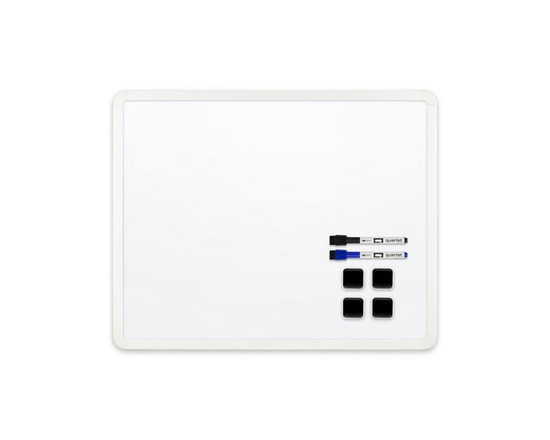 Quartet Magnetic Dry-Erase Board Value Pack, Plastic Frame, Whiteboard, 20” x 16”