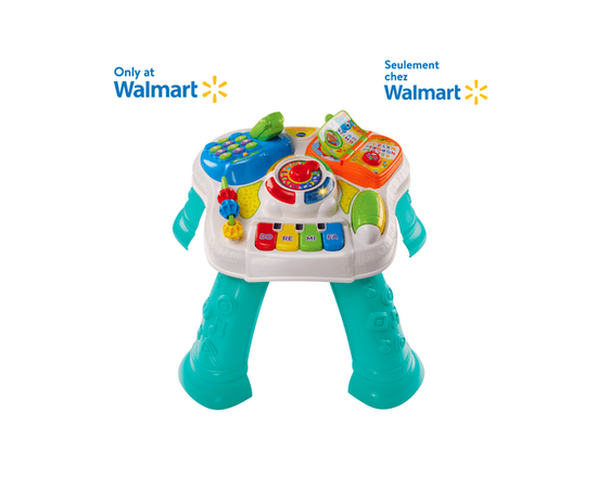 VTech Sit-to-Stand Learn & Discover Table - Activity Toy for Baby - Walmart Exclusive - English Version