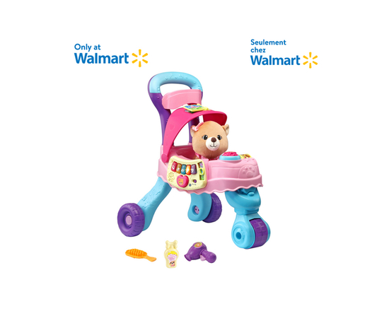 VTech La poussette toilettage de Choupette - Jouet pour tout-petits - Version française - Exclusive de Walmart