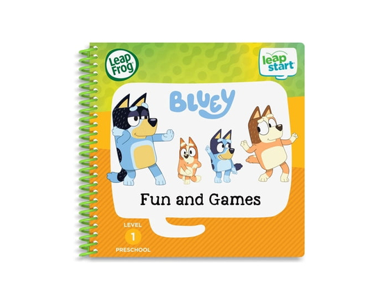 LeapFrog LeapStart® Preschool (Level 1) Bluey Fun and Games Activity Book - English Version, 2-5 Years - Level 1