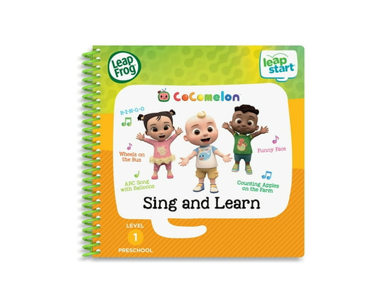 LeapFrog LeapStart® Preschool (Level 1) CoComelon™ Sing and Learn Activity Book- English Version, 2-5 Years - S