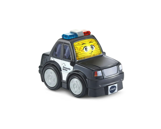 VTech Go! Go! Smart Wheels® Helpful Police Car Kids' First Toy Car for Toddlers- English Version - Helpful Police Car