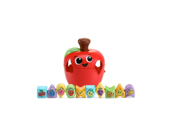 LeapFrog® Spin & Change Apple Shape Sorter™ With 85% Reclaimed Plastic - English Version - S