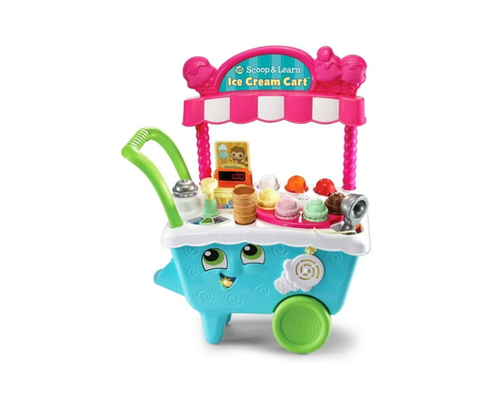 LeapFrog Scoop & Learn Ice Cream Cart™ with Accessories, Toddler Toys - English Version