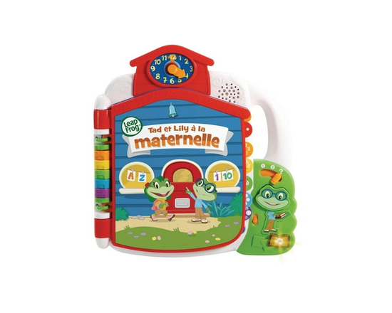 LeapFrog Tad et Lily à la maternelle - Livre d'apprentissage pour les tout-petits - Version Français - 10.63 pouces