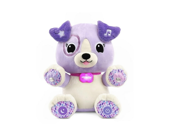 LeapFrog Violette, mon amie pattes magiques - Chiot en peluche personnalisé - Version française