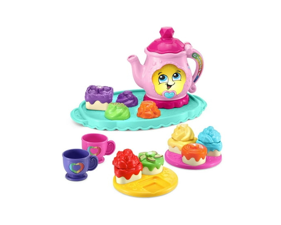 LeapFrog Rainbow Tea for Two™ With Colorful Cakes, Frosting, Teacups and Plates - English Version