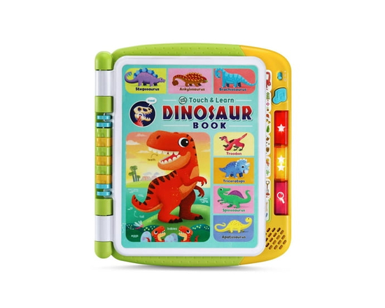 LeapFrog Le grand livre interactif des dinosaures avec des pages interactives - Jouets éducatifs pour enfants d'âge préscolaire- Version anglaise, 2+ 