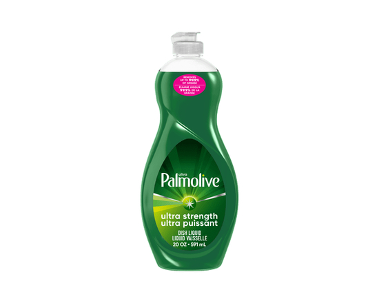 Liquide vaisselle Palmolive Ultra Strength, élimine la graisse et la saleté, flacon de 591 ml - [9 X 591 ml]