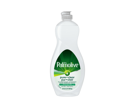 Palmolive Ultra Pure + Clear Liquid Dish Soap, Spring Fresh Scent, 591 ml