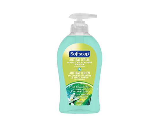 Softsoap Antibacterial Liquid Hand Soap, Fresh Citrus Scent, 332 ml Bottle - 332 mL