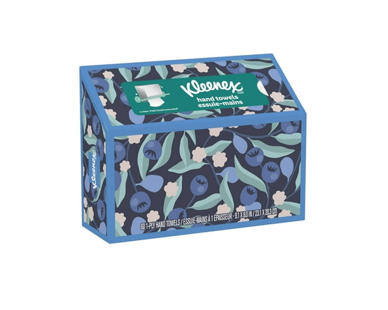 Kleenex 1 Ply Hand Towels, 1 Box, 60 Towels