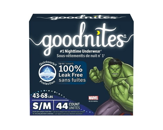 Goodnites Boys Nighttime Bedwetting Underwear, L (68-95 lbs), 34 Count (Select for More)