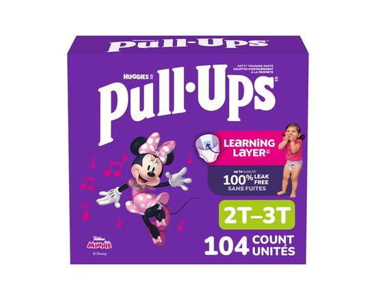 Pull-Ups Girls' Potty Training Pants, 4T-5T (38-50 lbs), 82 Count