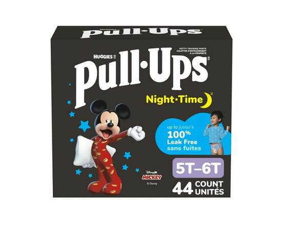 Pull-Ups Night Time Training Pants, Giga Pack, Size 2T-6T