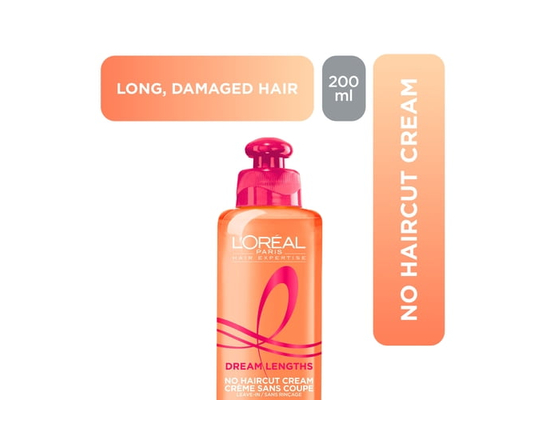 L'Oréal Paris Dream Lengths No Haircut Cream, Leave In Conditioner 200ml - 200mL