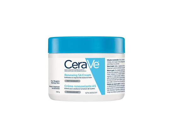 CeraVe SA Cream, Salicylic Acid Cream with Ceramides for Rough and Bumpy Skin, 340g - 340g