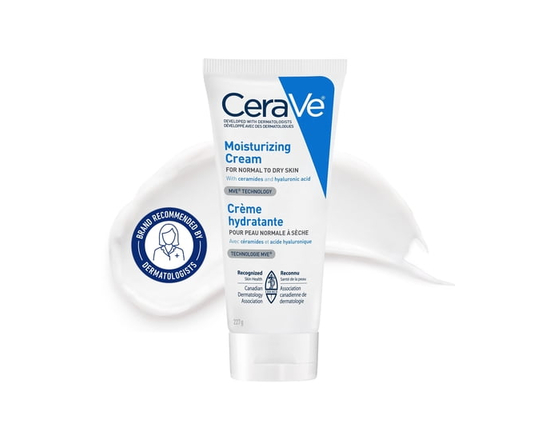 CeraVe Moisturizing Cream, Rich Face and Body Cream with Ceramides and Hyaluronic Acid for Dry Skin, 227g - 227 g