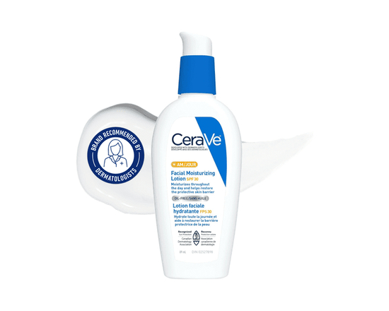 CeraVe AM Facial Moisturizing Lotion SPF 30, Daily Face Moisturizer with Ceramides and Sunscreen, 89mL - 89mL