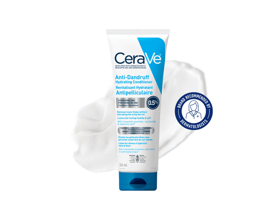 CeraVe Anti-Dandruff Hydrating Conditioner, Clinically Tested Conditioner with 0.5% Pyrithione Zinc, 266mL - 266 mL