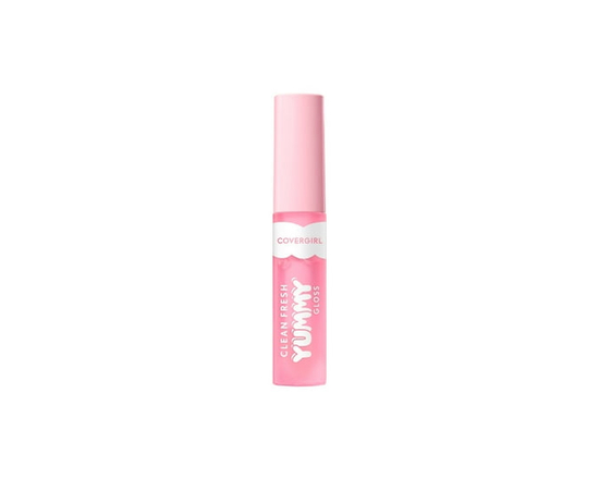 COVERGIRL Clean Fresh Yummy Gloss infused with Hyaluronic Acid and naturally-derived Antioxidants, clean, vegan and gluten-free - 0.33 Fl Oz (Pack of 