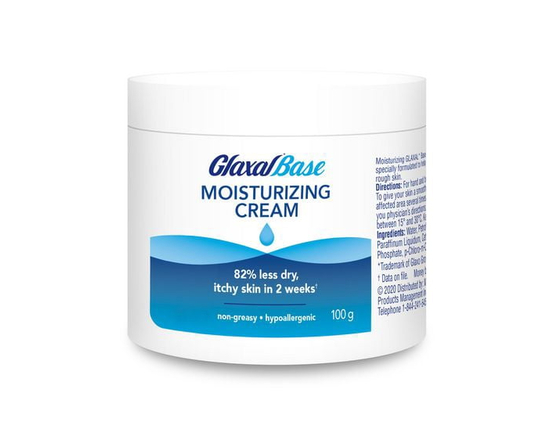 Glaxal Base Sensitive Skin Moisturizing Cream, Relieves Dry, Chapped and Rough Skin - 100g