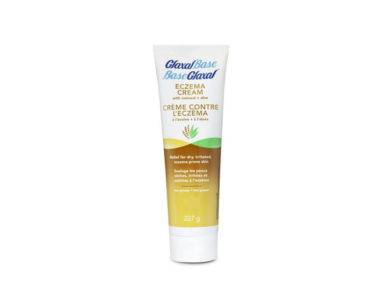 Glaxal Base Colloidal Oatmeal + Aloe Moisturizing Cream, Relief for Dry, Irritated, Eczema Prone Skin - 227 g