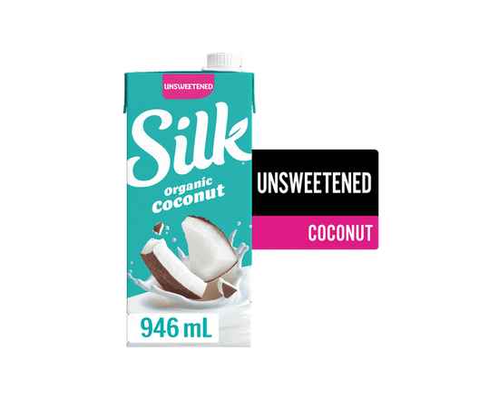 Silk Organic Coconut Milk alternative, Unsweetened, Dairy Free, Shelf Stable - 946 mL