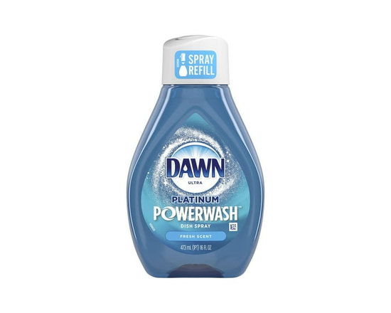 Dawn Platinum Powerwash Dish Spray Refill, Dish Soap, Fresh Scent 473ML - 34W x 32L
