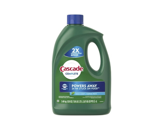 Cascade Complete Gel Dishwasher Detergent, Fresh Scent 3.4KG - 75 oz