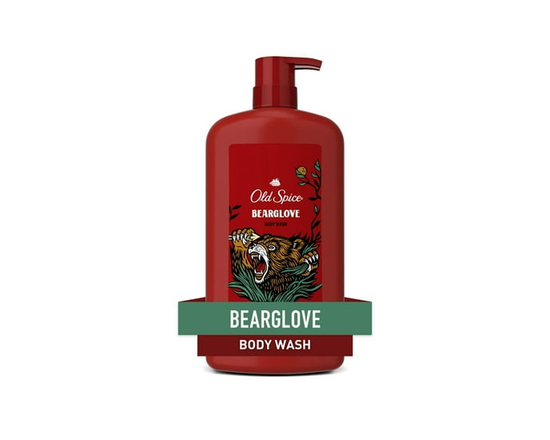 Old Spice Body Wash for Men, Bearglove, Long Lasting Lather