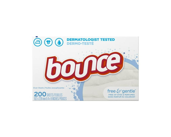 Bounce Free & Gentle Fabric Softener Softener Dryer Sheets