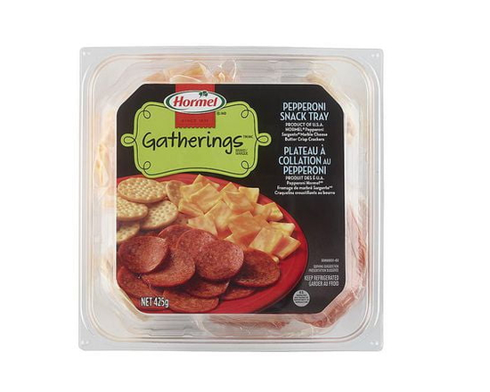 Hormel Pepperoni, Marble Cheese And Crackers Snack Tray