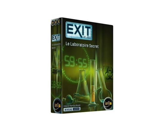 IELLO - EXIT - Le Laboratoire Secret - Jeu d'évasion en Français