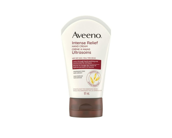Aveeno Crème à Mains Ultrasoins, Peau Très Sèche, Hydratant, Sans Parabènes, Peau Sensible, Non Grasse - 3.50