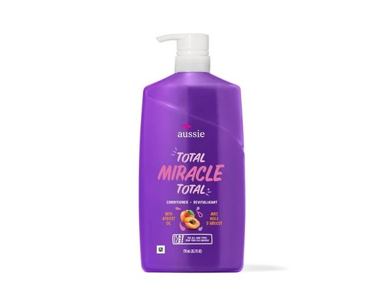 Aussie Miracle Total à l'Huile d'Abricot & de Macadamia, Revitalisant Sans Parabènes