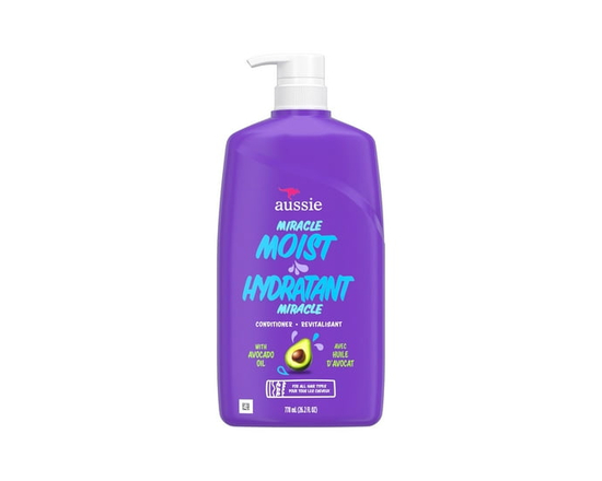 Aussie Miracle Moist with Avocado & Jojoba Oil, Paraben Free Conditioner - 26.22