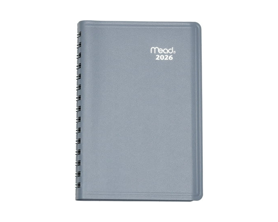 Agenda quotidien moyen Fashion Mead® 2026, assorti - Format bureau (moyen)