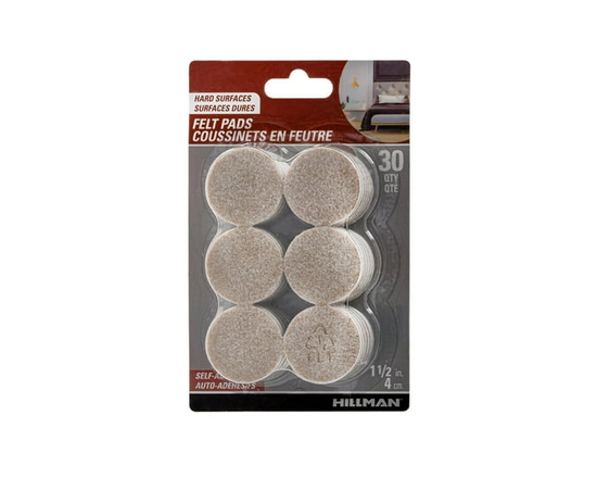 FELT1-1/2 RND OAT30P - Variable